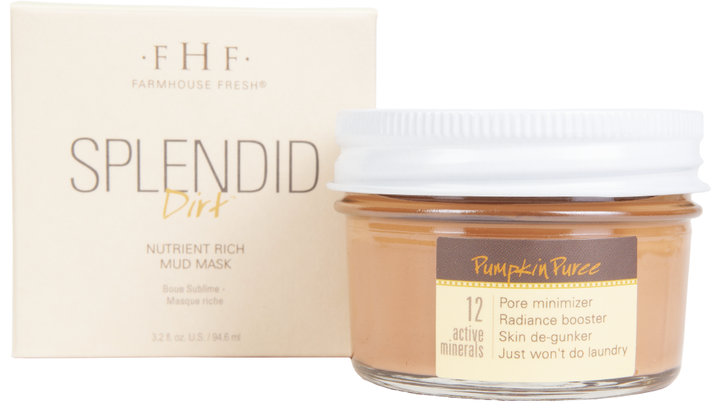 Splendid Dirt Nutrient Mud Mask with Organic Pumpkin Puree