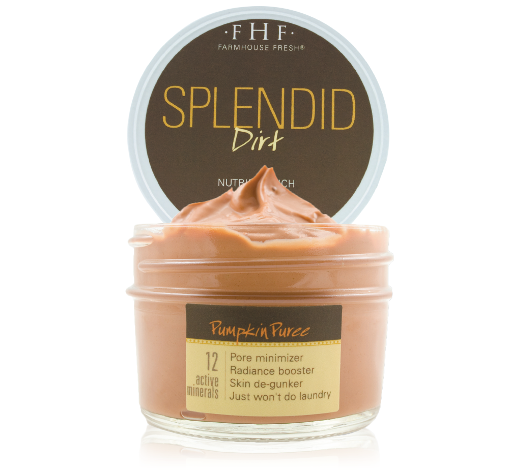 Splendid Dirt Nutrient Mud Mask with Organic Pumpkin Puree