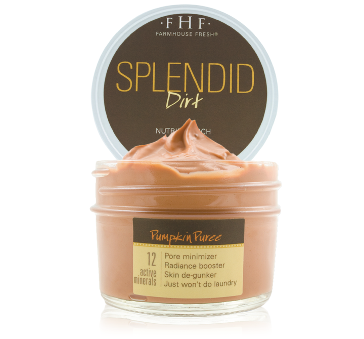 Splendid Dirt Nutrient Mud Mask with Organic Pumpkin Puree