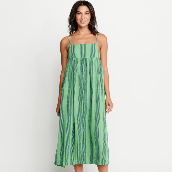 Peppermint & Navy Column Stripe Tia Dress
