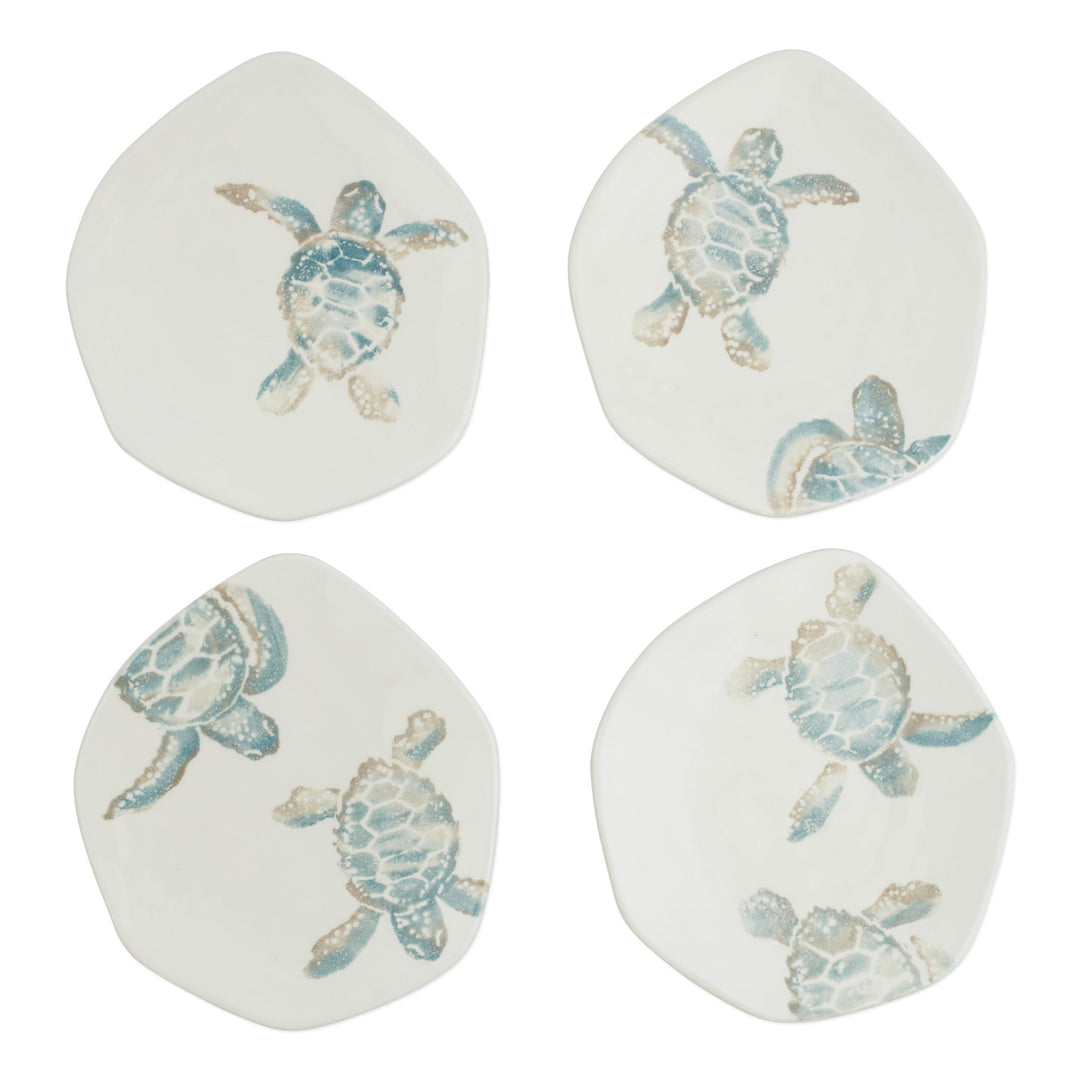 Tartaruga Turtle With Tail Salad Plates