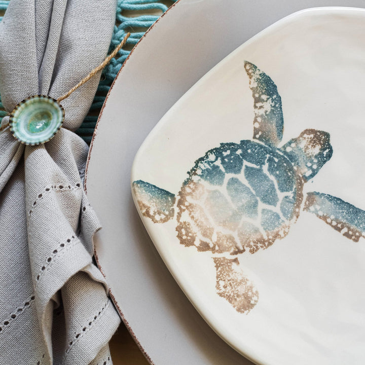 Tartaruga Turtle With Tail Salad Plate