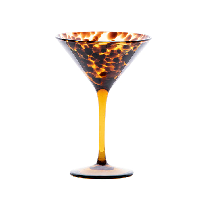 Puro Tortoiseshell Martini Glass