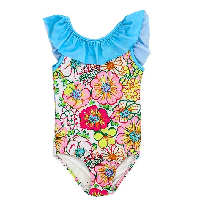 Buttercup Print One Piece Swimsuit