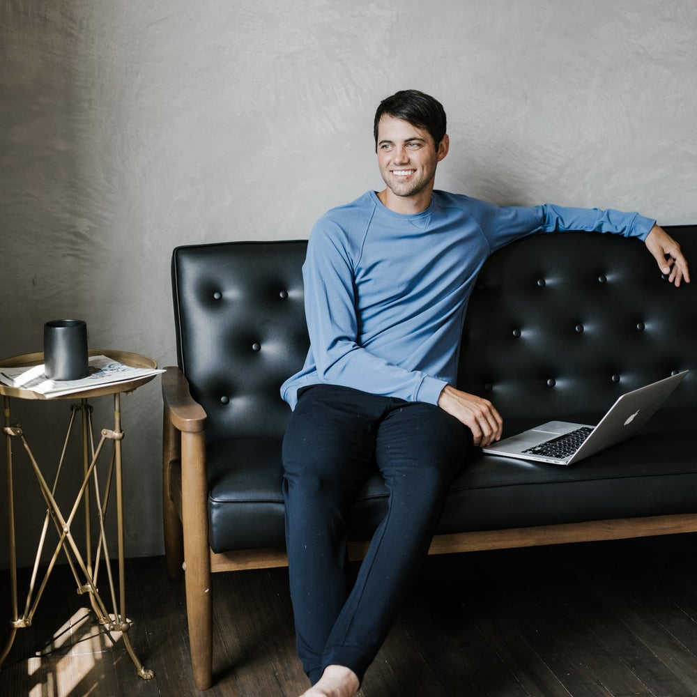 Men's Ultra-Soft Bamboo Pullover Crew