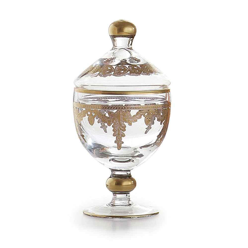 Baroque Gold Canister with Lid