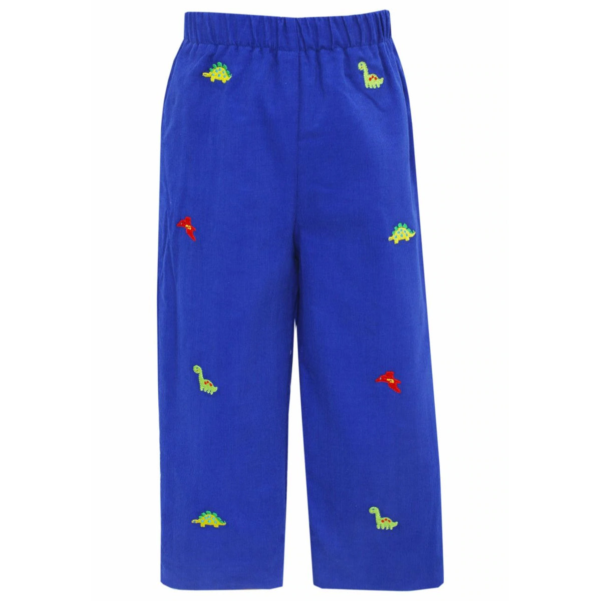 Royal Blue Corduroy Dinosaur Pant