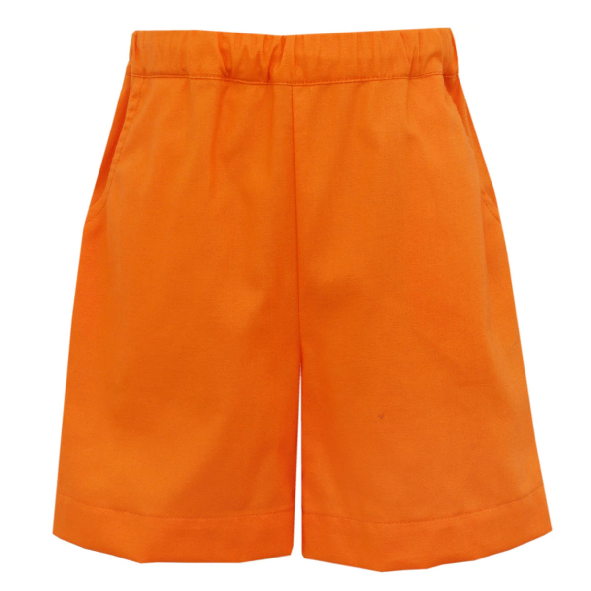 Solid Orange Boy's Short