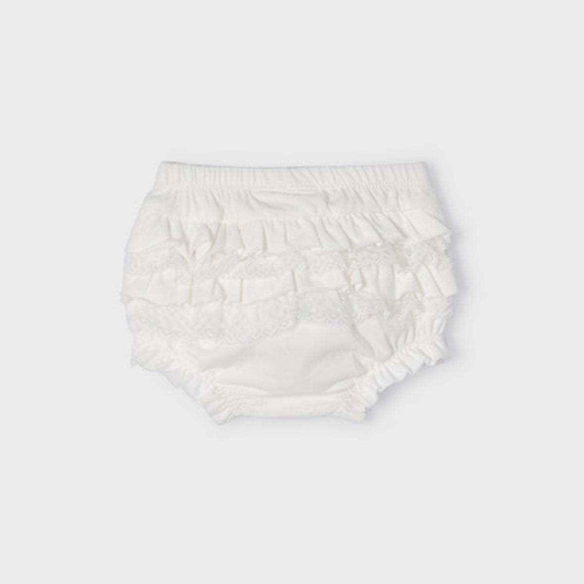 Ecofriends Natural Ruffled Knit Bloomers