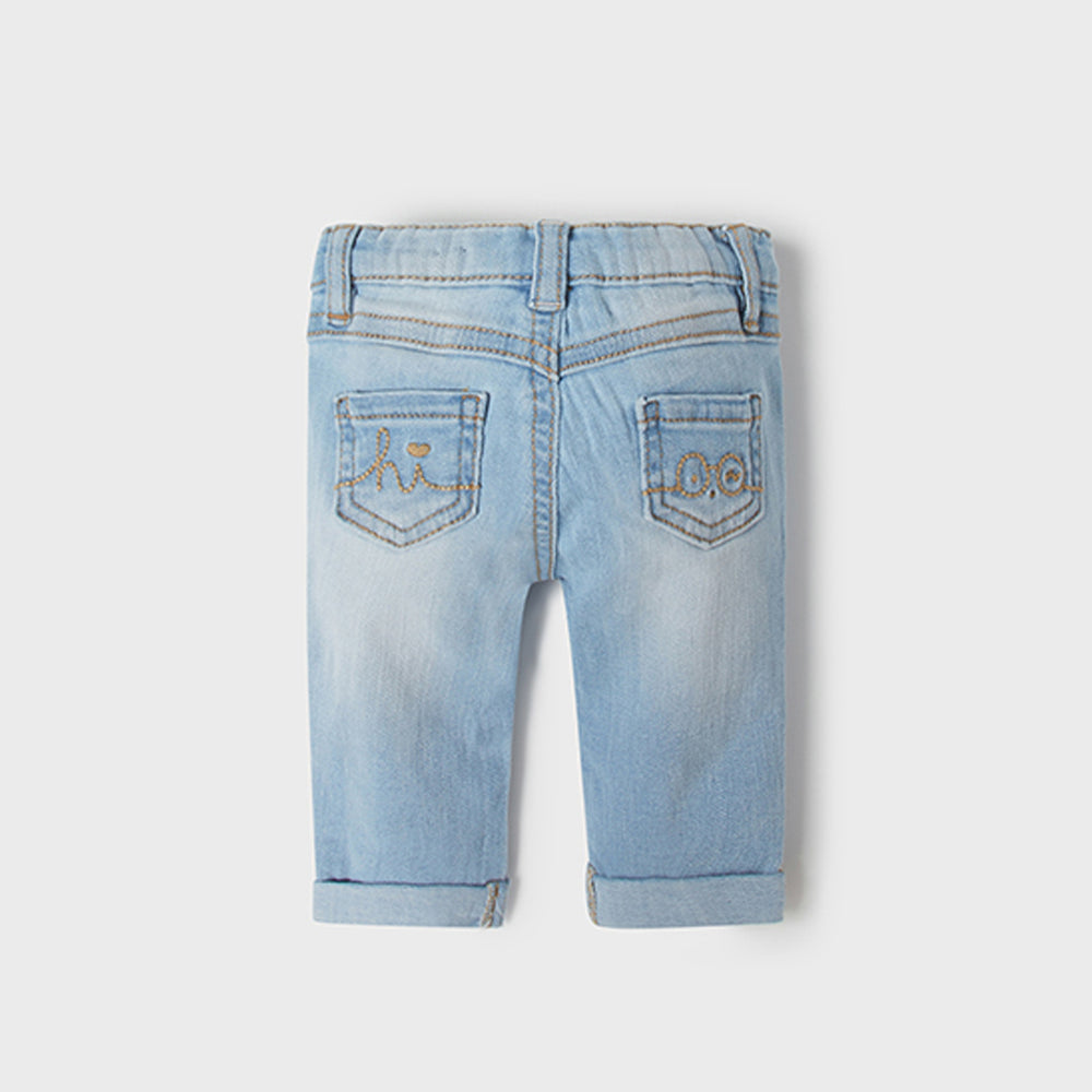 Light Wash Denim Jeggings