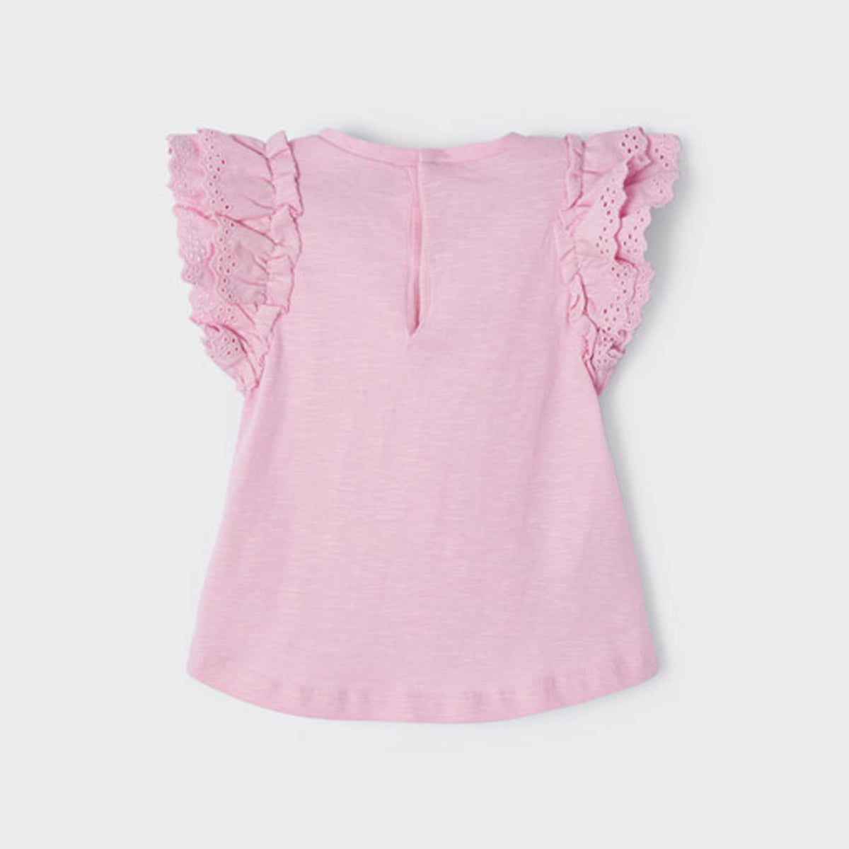 Rose Ecofriends Ruffled Sleeve Blouse