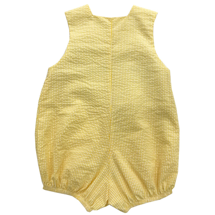 Seersucker Smocked Airplanes Infant-Bubble