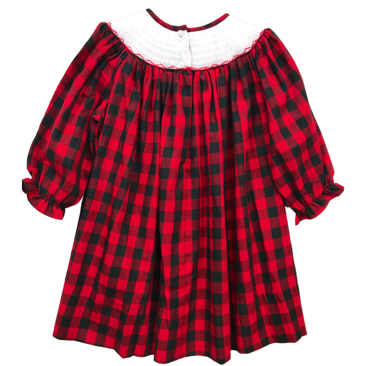 Smocked Puppy Dog Bishop Dress