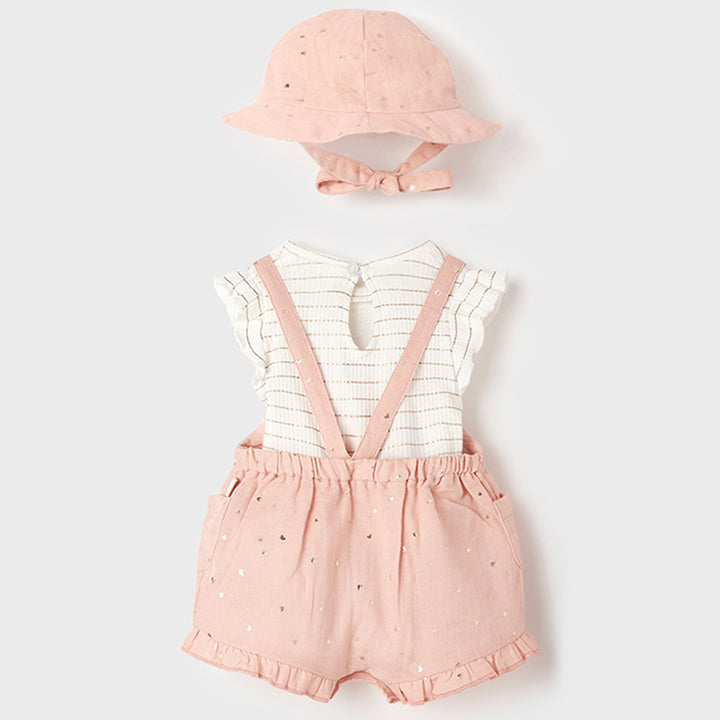 Nude Ecofriends Jumpsuit & Hat Set