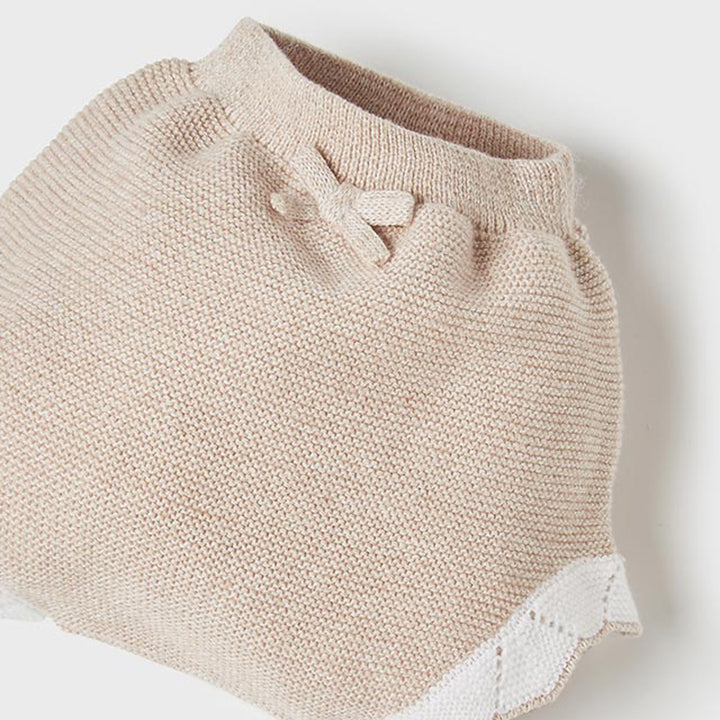Taupe Ecofriends Knit Short Set
