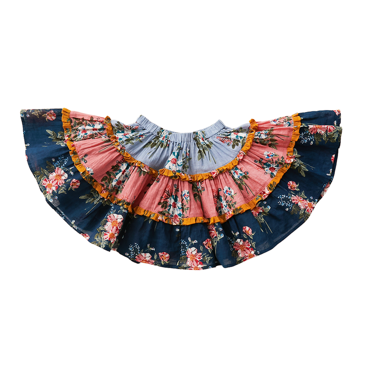 Mixed Franken Florals Allie Skirt