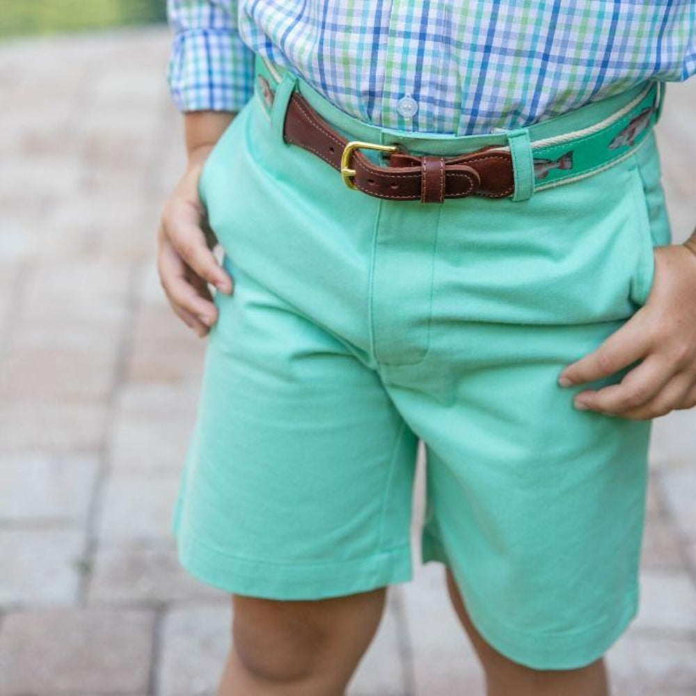 Aloe Green Twill Pete Short