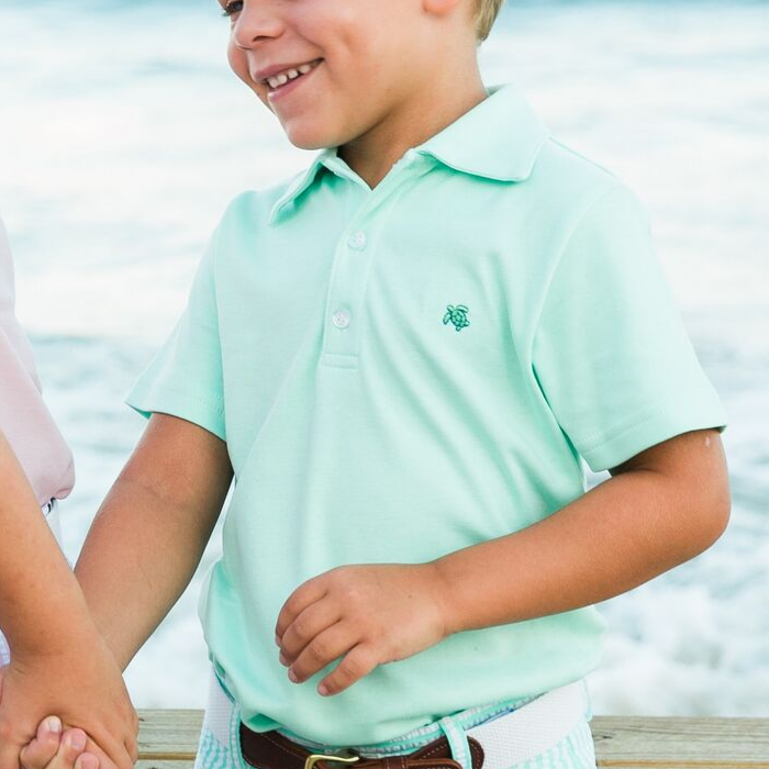 Seaglass Short Sleeve Polo