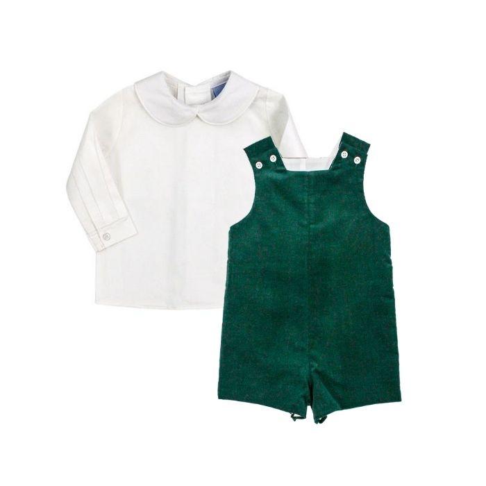 Ivory Boys Piped Shirt