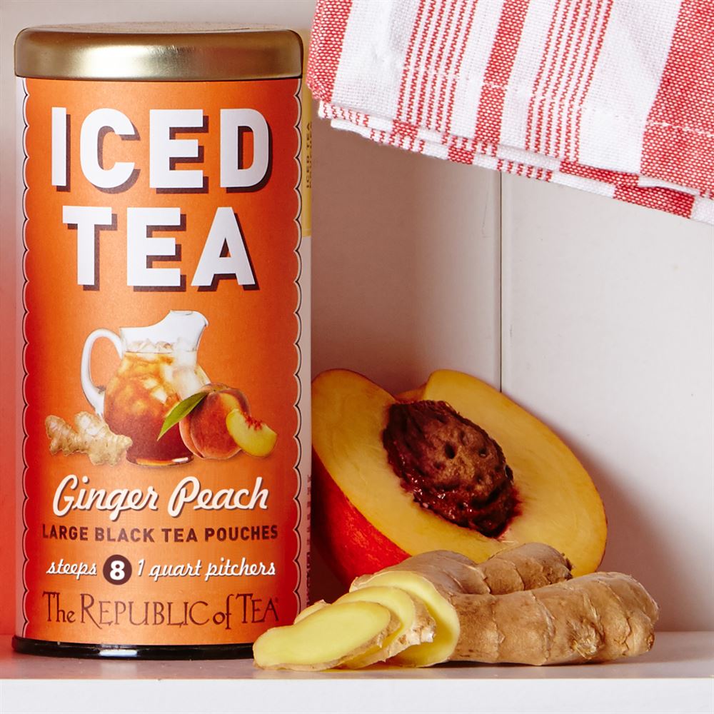 Ginger Peach Black Large Iced Tea Pouches