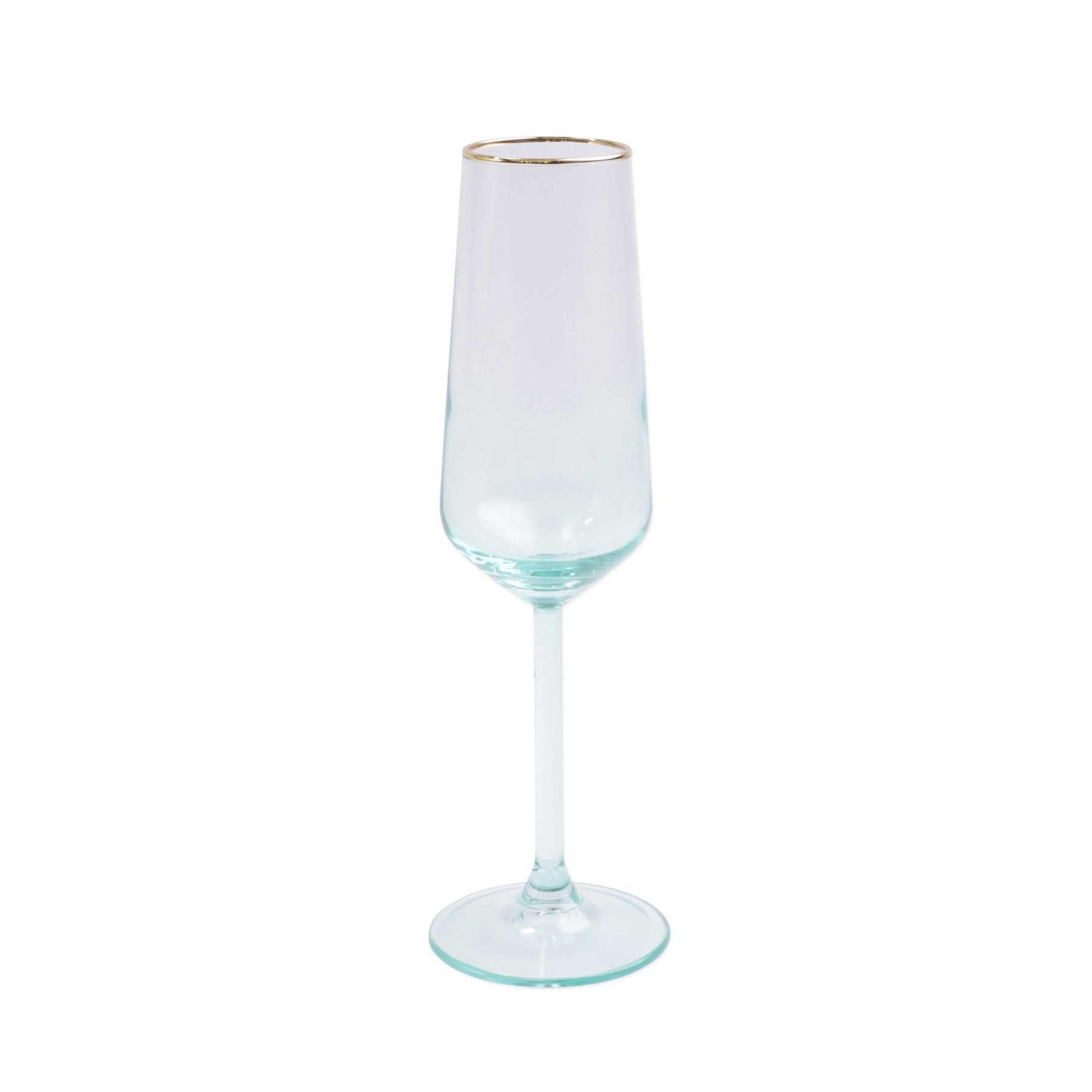 Rainbow Assorted Champagne Flutes - Set of 4