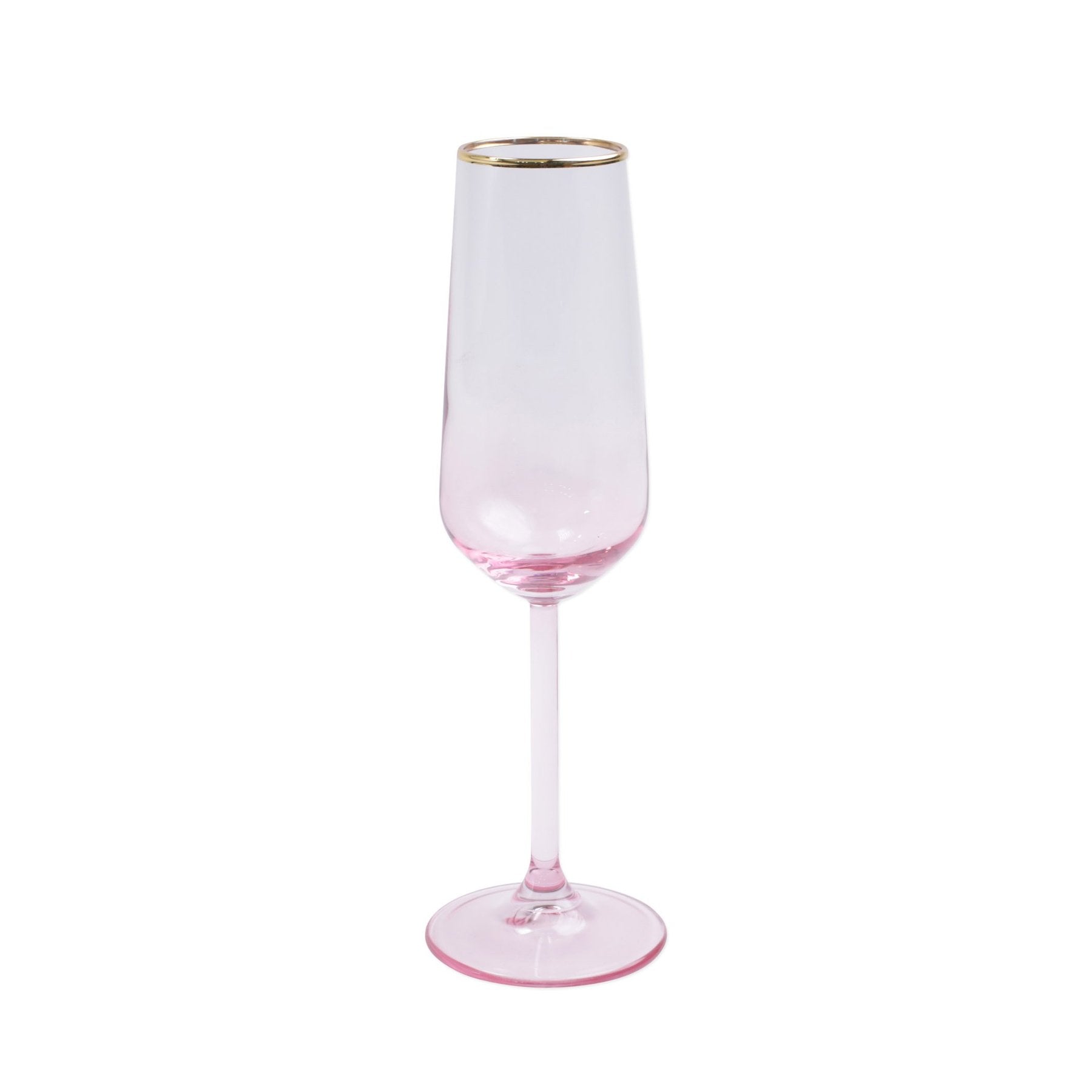 Rainbow Assorted Champagne Flutes - Set of 4