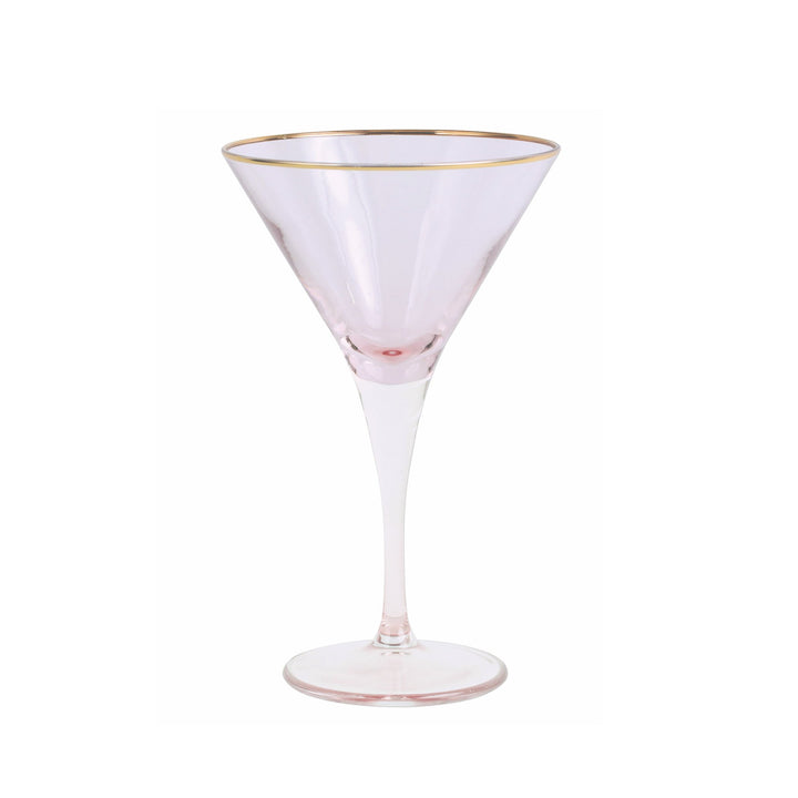 Rainbow Assorted Martini Glasses - Set of 4