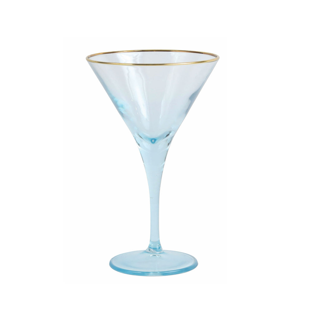 Rainbow Assorted Martini Glasses - Set of 4