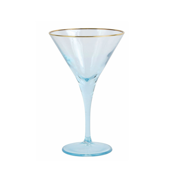 Rainbow Assorted Martini Glasses - Set of 4