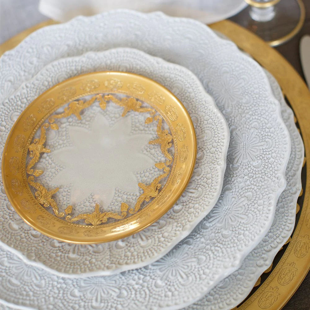 Vetro Gold Bread Plate