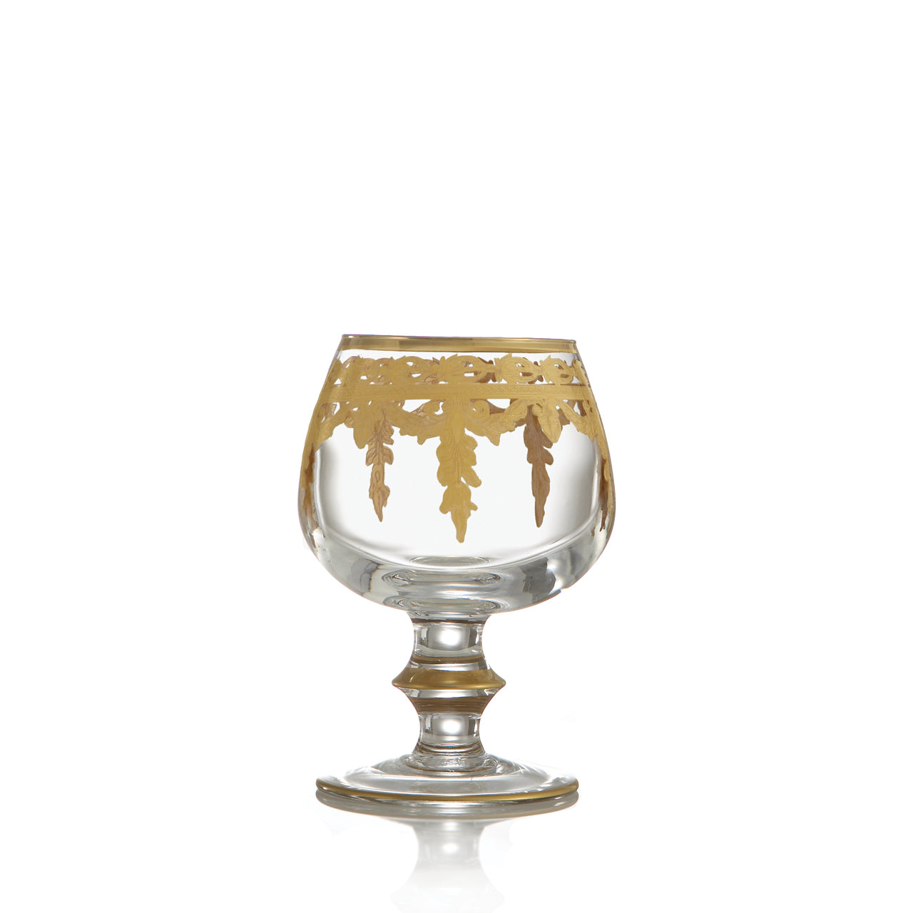 Vetro Gold Brandy Glass