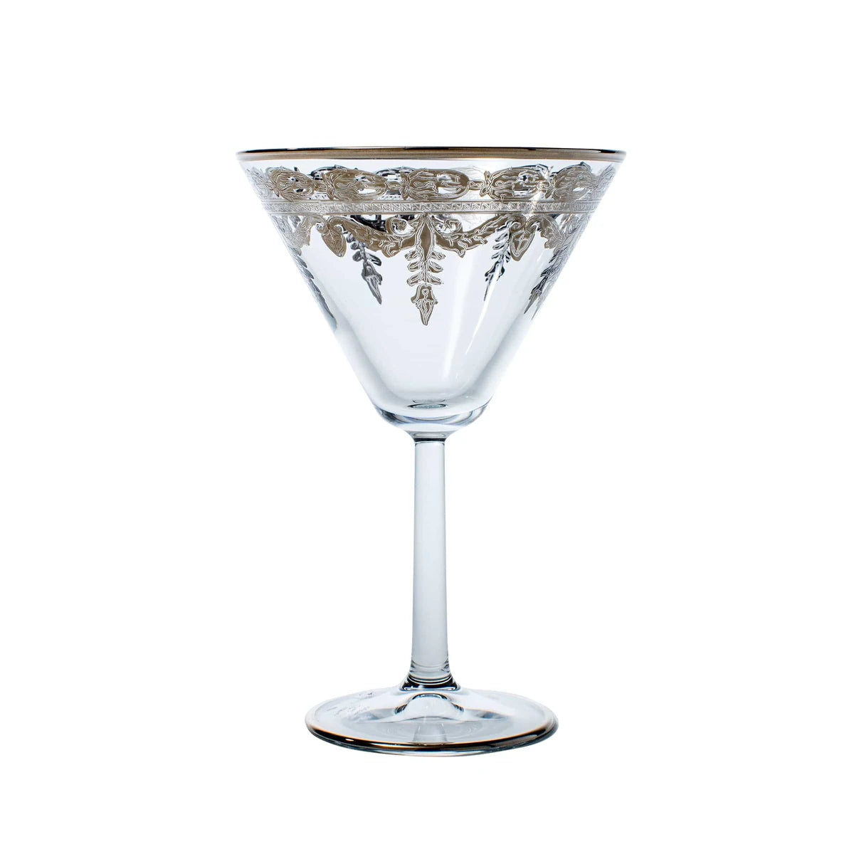 Vetro Platinum Martini Glass