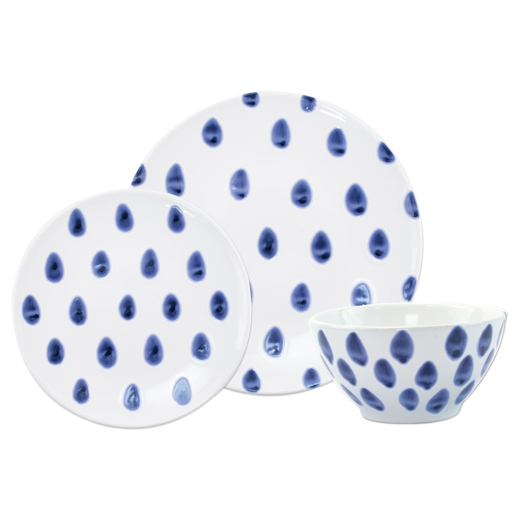 Santorini Dot 3-Piece Place Setting