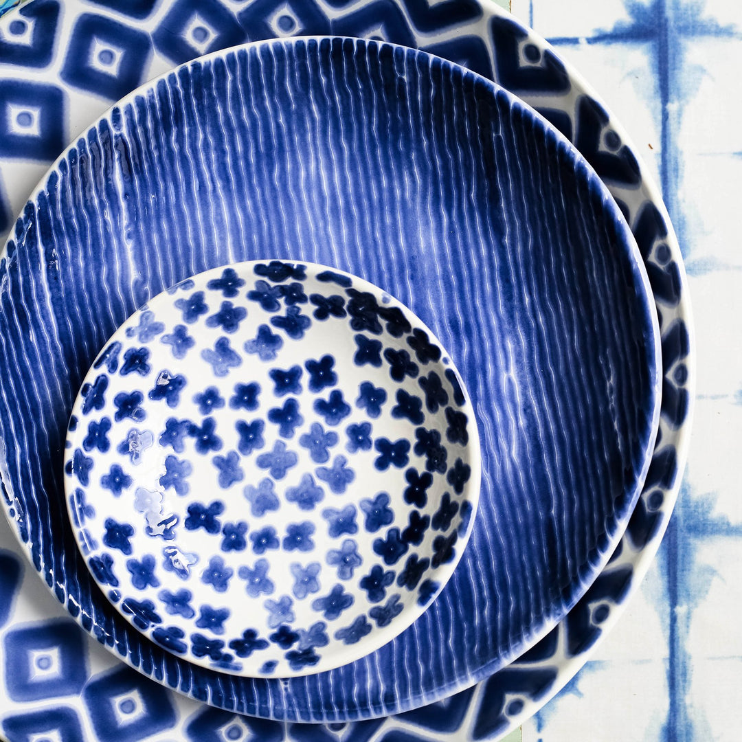 Santorini Stripe Pasta Bowl