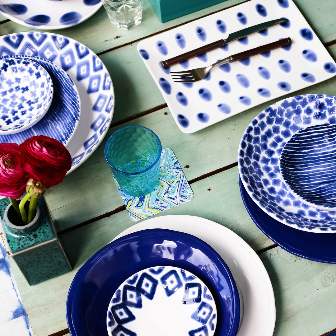 Santorini Stripe Pasta Bowl