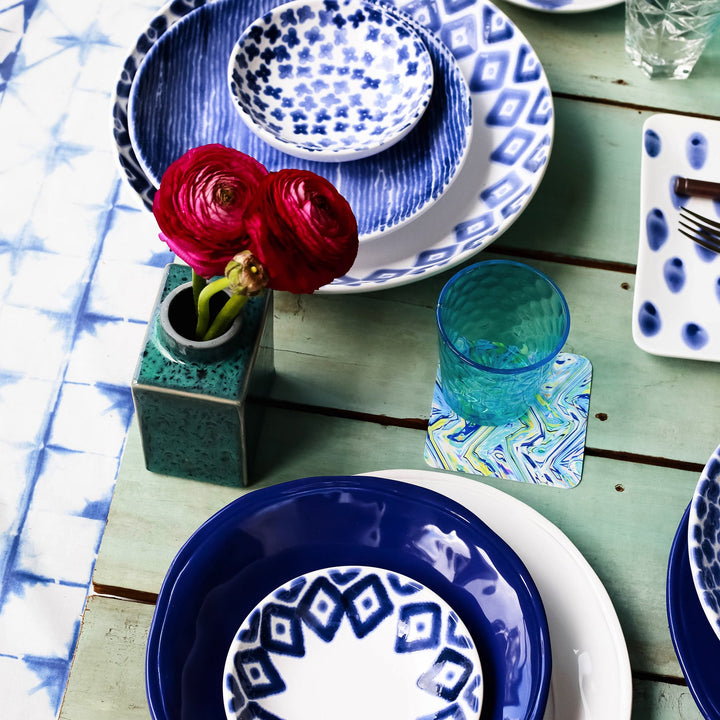 Santorini Stripe Pasta Bowl