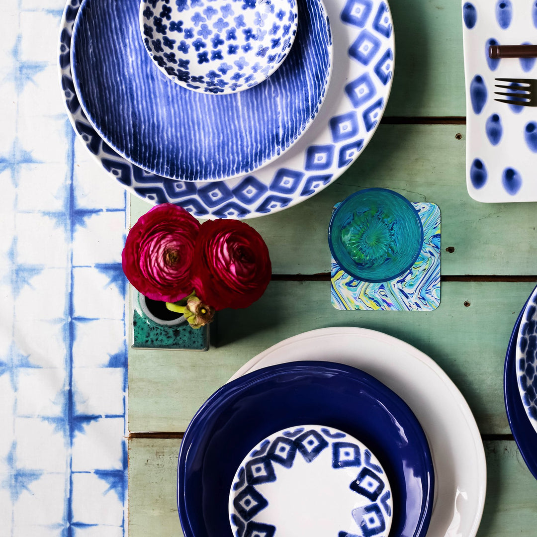 Santorini Stripe Pasta Bowl