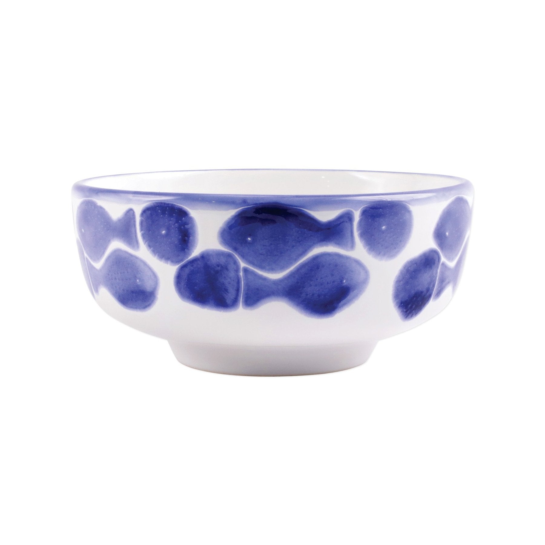 Santorini Fish Medium Footed Serving Bowl