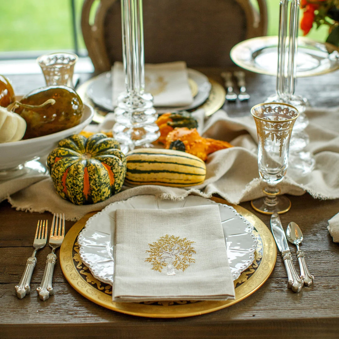 Vetro Gold Flute Glass