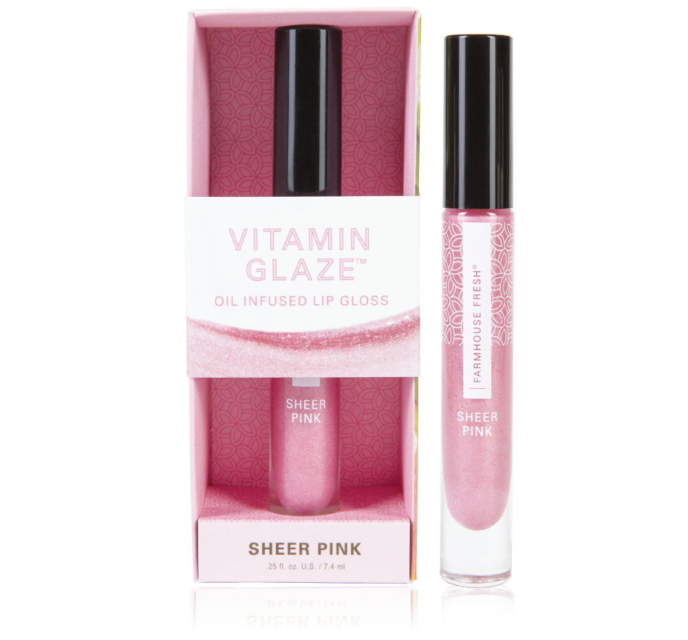 Sheer Pink Vitamin Glaze™ Oil Infused Lip Gloss