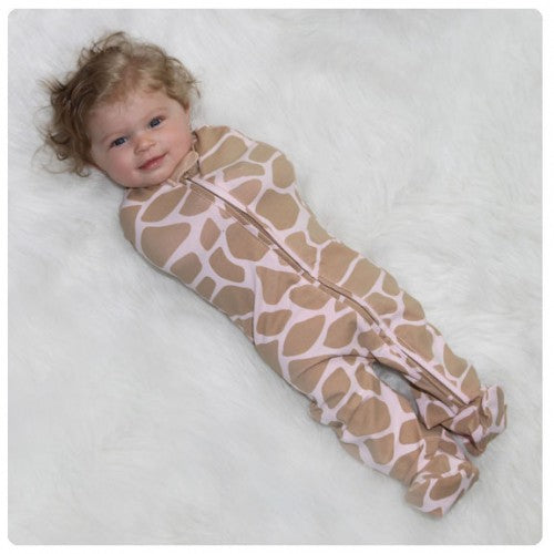 Woombie - Pink Giraffe Leggies Sleeper - kkgvingtree - K&K's Giving Tree