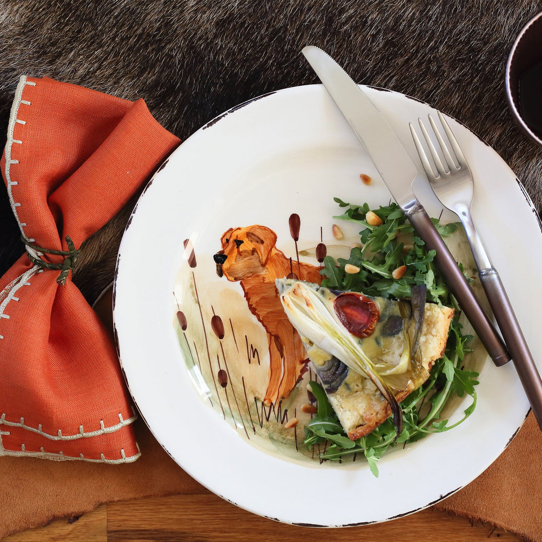 Wildlife Hunting Dog Dinner Plate