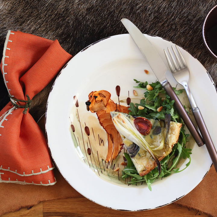 Wildlife Hunting Dog Dinner Plate