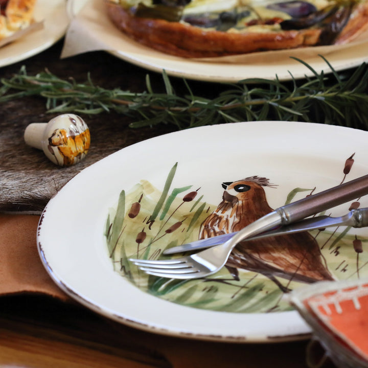 Wildlife Quail Dinner Plate