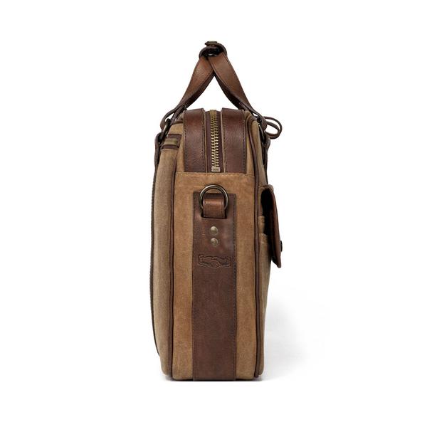Campaign Waxed Canvas Briefcase