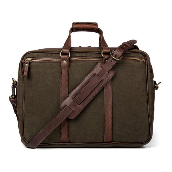Campaign Waxed Canvas Briefcase