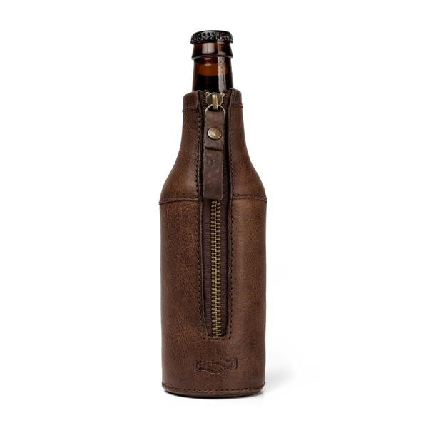 Campaign Leather Bottle Hugger