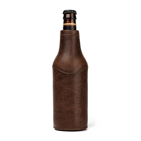 Campaign Leather Bottle Hugger