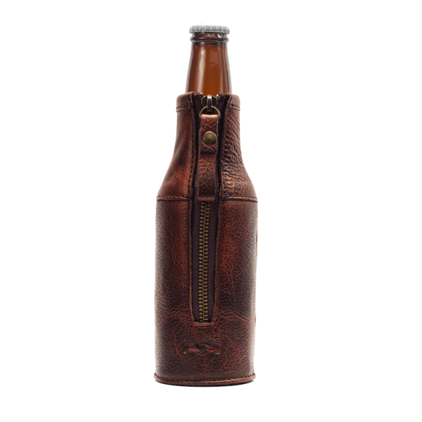 Campaign Leather Bottle Hugger