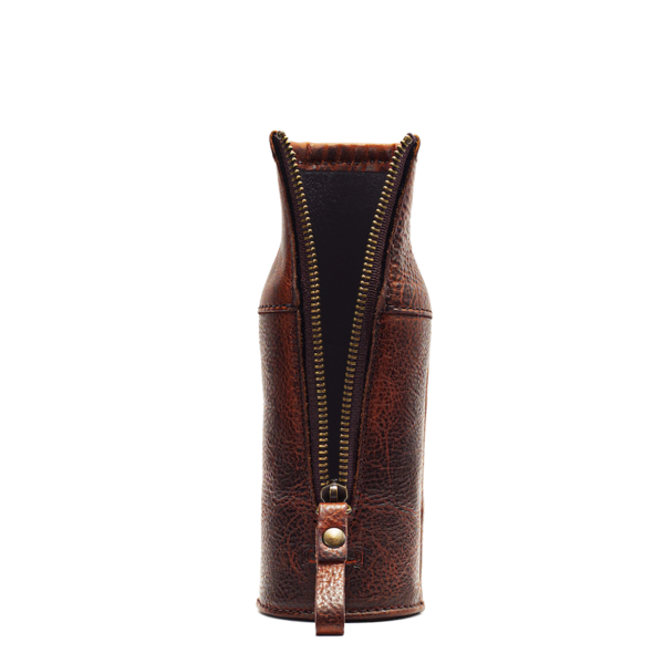 Campaign Leather Bottle Hugger